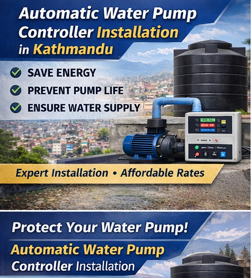 Automatic Water Pump Controller Installation Kathmandu